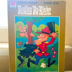 Vintage 1975 Whitman Dudley Do-Right puzzle